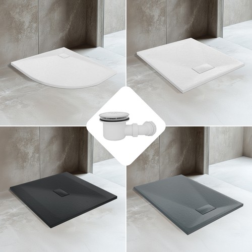 Slate effect shower tray - shower,