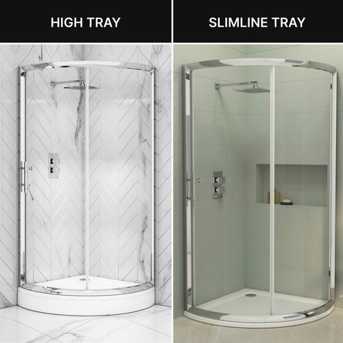 Single sliding door quadrant - door,