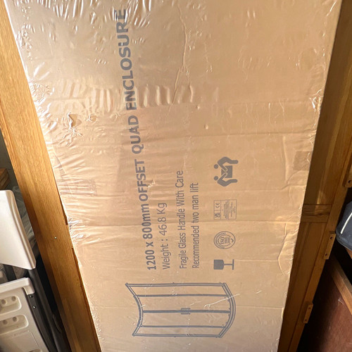 Offset quadrant shower - offset,
