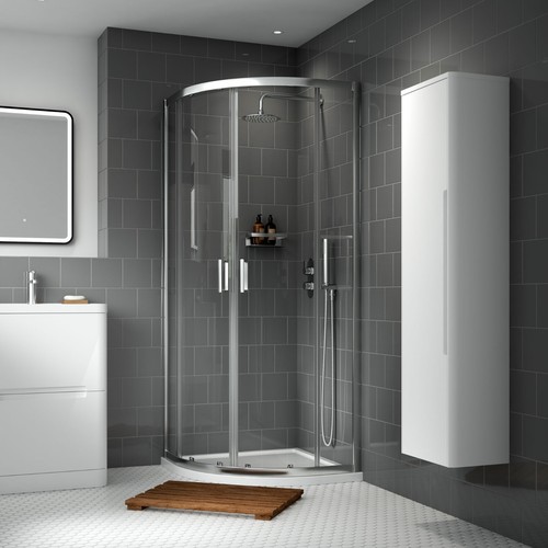 Bathroom chrome quadrant - bathroom,