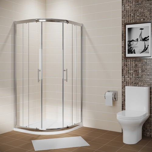 Quadrant shower enclosure and - enclosure,