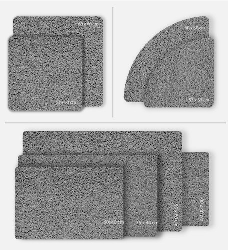 Grey loofah shower - loofah,