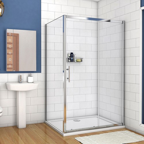 Corner sliding shower - corner,