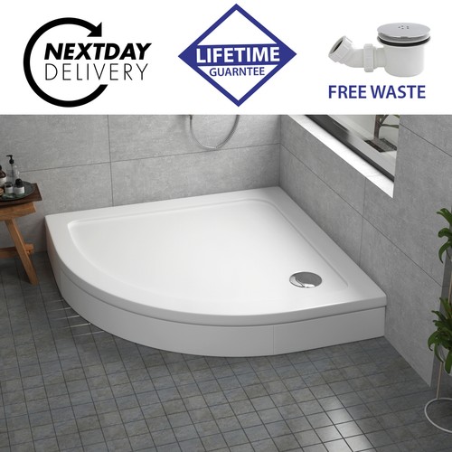 Quadrant stone shower tray - quadrant, for