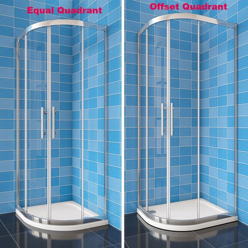 Equal offset quadrant shower - offset,